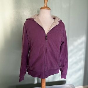 LL BEAN women’s zip sweatshirt